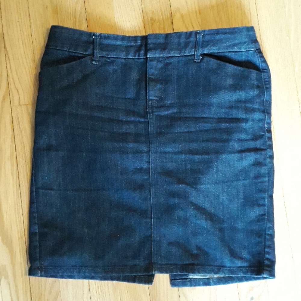 Denim Pencil Skirt
